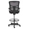 Alera Elusion Series Mesh Stool with 22.6 in. to 31.6 in. Seat Height - Black